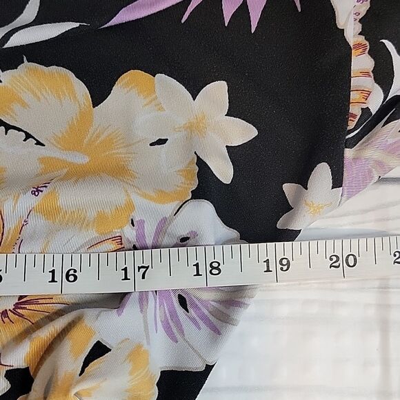 Linea Donatella floral print midi robe Women's Size S - Picture 9 of 10